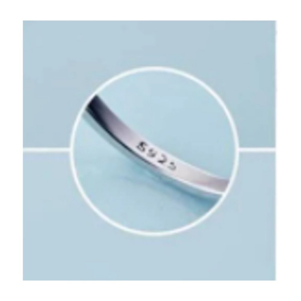 STERLING SILVER MOONSTONE ADJUSTABLE UNICORN RING - Picture 7 of 7